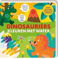 Foto van Kleuren met water - dinosauriërs - imagebooks factory - kartonboekje;kartonboekje (9789464085921)