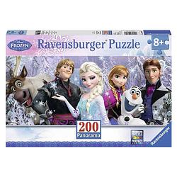 Foto van Ravensburger puzzel panorama disney frozen - 200 stukjes