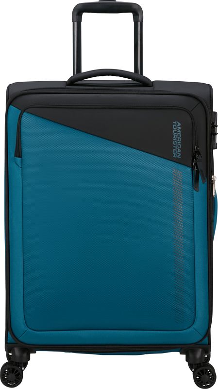 Foto van American tourister daring dash expandable spinner 66cm black/blue