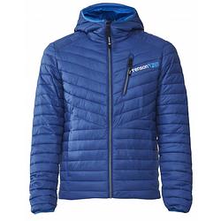 Foto van Outdoorjas race airpush heren polyester blauw maat s