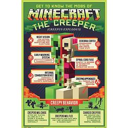Foto van Gbeye minecraft creepy behavior poster 61x91,5cm