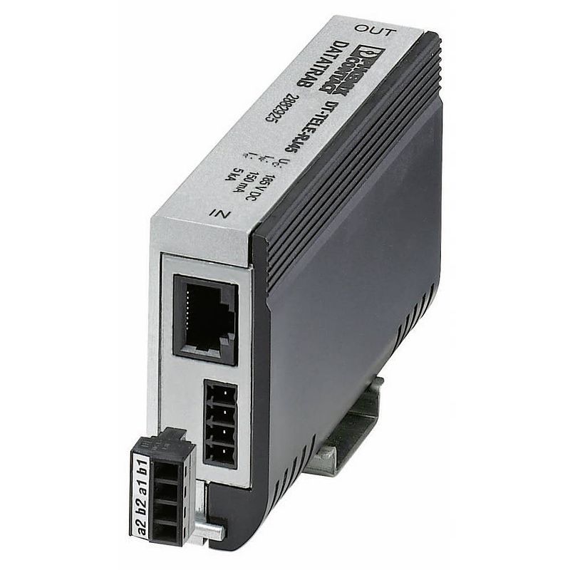 Foto van Phoenix contact 2882925 dt-tele-rj45 overspanningsbeveiliging (tussenstekker) overspanningsbeveiliging voor: verdeelkast, dsl (rj45), isdn (rj45), telefoon/fax