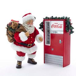 Foto van Kurt s. adler - kerstman coca-cola met automaat l28