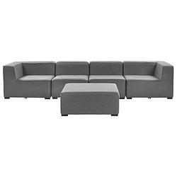 Foto van Beliani arezzo - loungeset-grijs-polyester