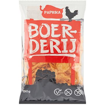 Foto van Boerderij chips paprika 190g bij jumbo