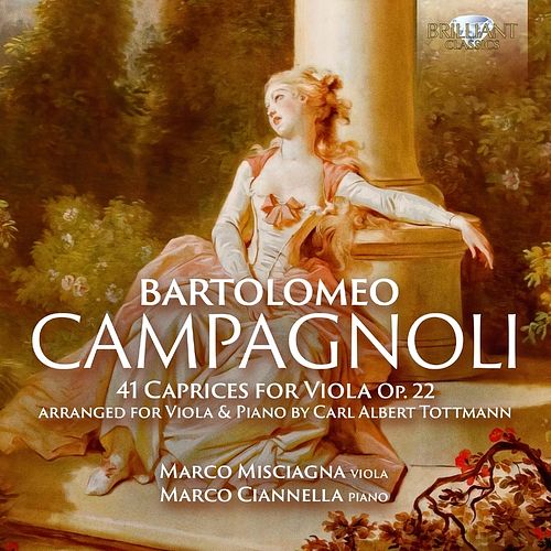 Foto van Campagnoli: 41 caprices for viola op.22 - cd (5028421965512)