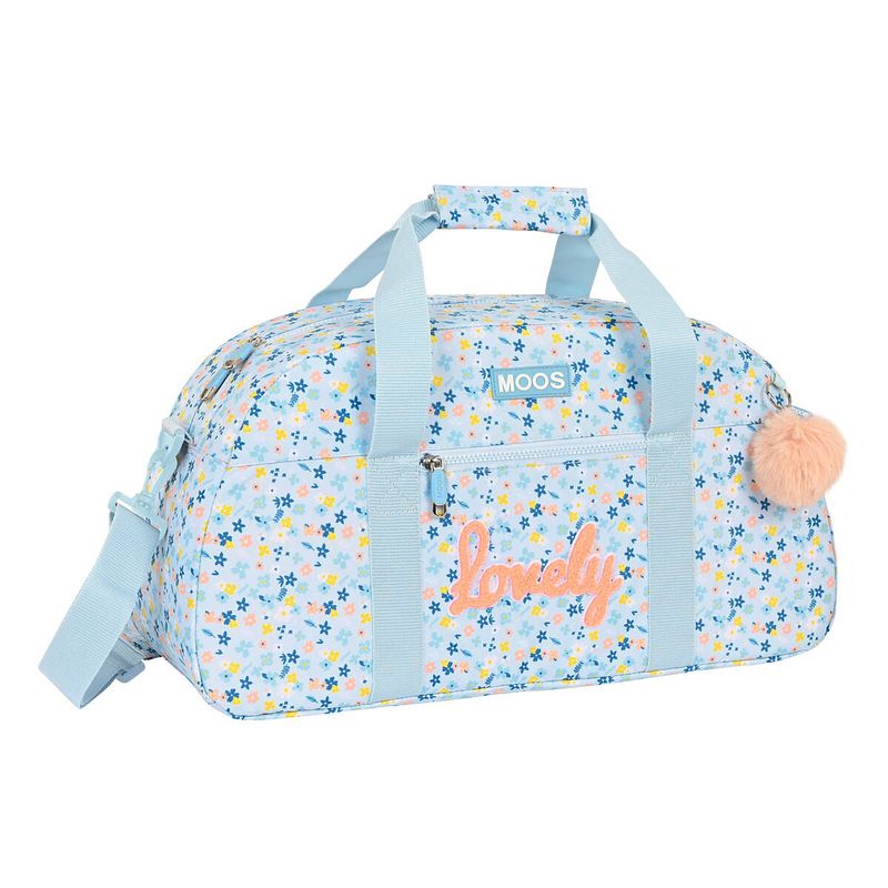 Foto van Sporttas moos lovely licht blauw (50 x 26 x 20 cm)