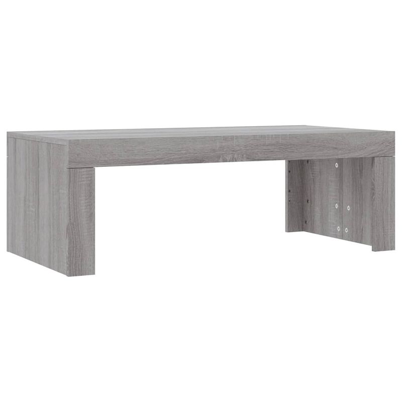 Foto van Vidaxl salontafel 102x50x36 cm bewerkt hout grijs sonoma eikenkleurig