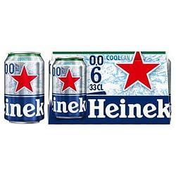 Foto van Heineken premium pilsener 0.0 bier gekoeld blik 33cl bij jumbo