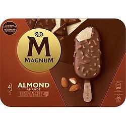 Foto van Magnum almond ijs 4 x 110ml bij jumbo