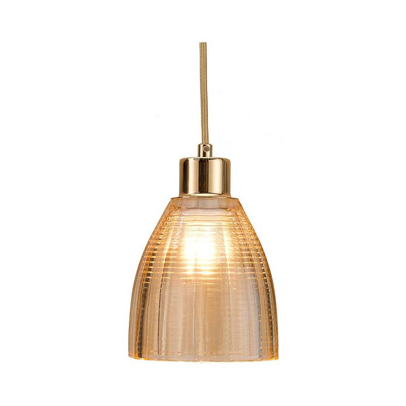 Foto van Pauleen gleaming gold hanglamp - ø133mm - goud glas