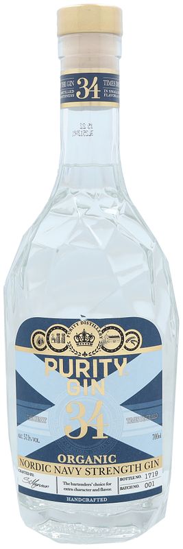 Foto van Purity navy strength organic gin 70cl