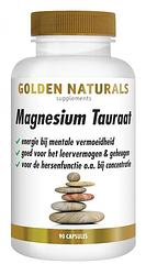 Foto van Golden naturals magnesium tauraat capsules