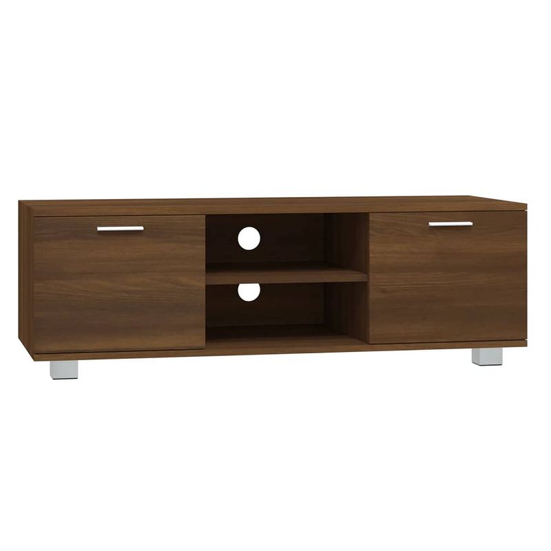 Foto van The living store tv-meubel - modern - tv-kast - 120x40.5x35 cm - ken- duurzaam hout