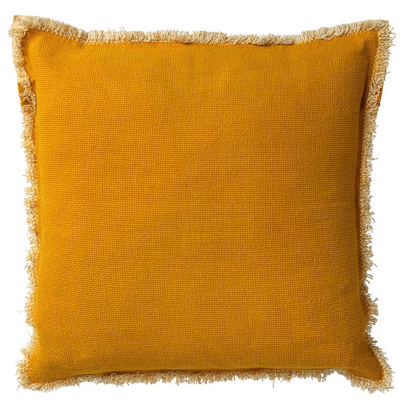 Foto van Dutch decor burto - kussenhoes van katoen golden glow 60x60 cm - geel - geel