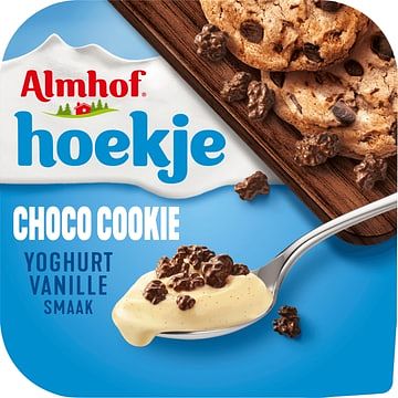 Foto van Almhof hoekje choco cookie vanillesmaak yoghurt 150g bij jumbo