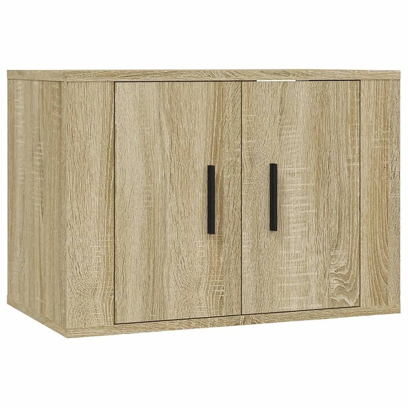 Foto van Vidaxl tv-wandmeubel 57x34,5x40 cm sonoma eikenkleurig