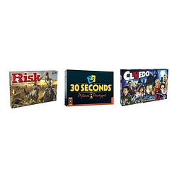 Foto van Spellenbundel - 3 stuks - risk & 30 seconds & cluedo