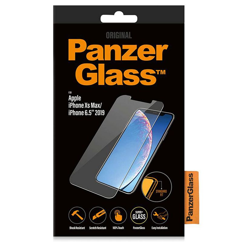 Foto van Panzerglass screenprotector voor de iphone 11 pro max / xs max