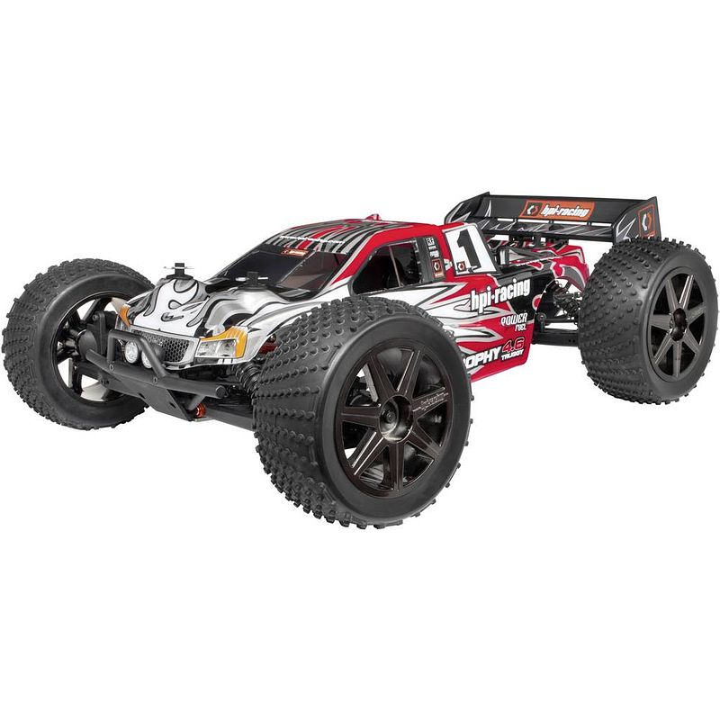 Foto van Hpi racing trophy 4.6 1:8 rc auto nitro truggy 4wd rtr 2,4 ghz