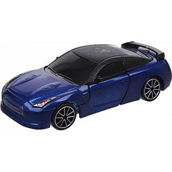 Foto van Luna transformer-auto robot sport 1:38 diecast blauw 3-delig