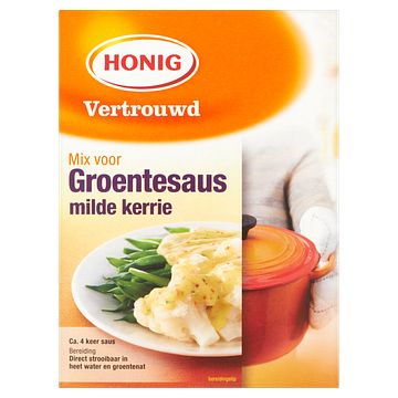 Foto van Honig mix voor groentesaus milde kerrie 140g bij jumbo