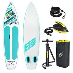 Foto van Bestway sup board - hydro force - aqua glider set en sup elektrische luchtpomp 12v