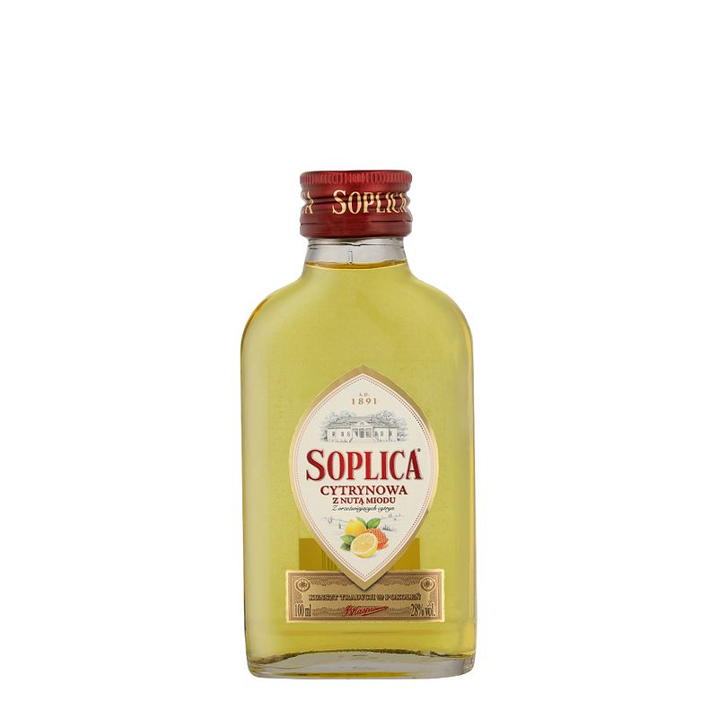 Foto van Soplica cytryna miodu 'citroen-honing' 10cl wodka