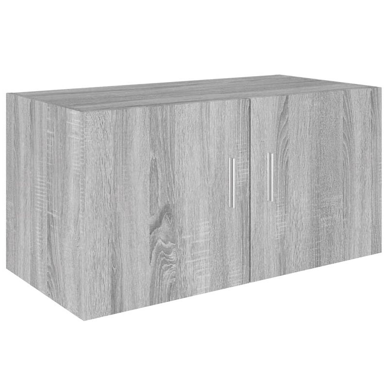 Foto van Vidaxl hangkast 80x39x40 cm bewerkt hout grijs sonoma eikenkleurig