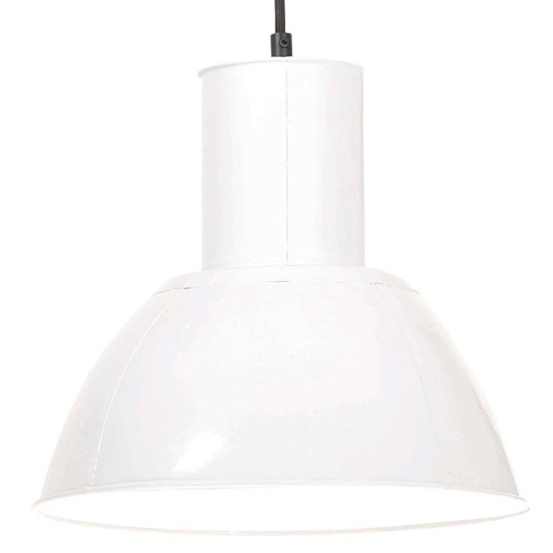 Foto van Vidaxl hanglamp rond 25 w e27 28,5 cm wit