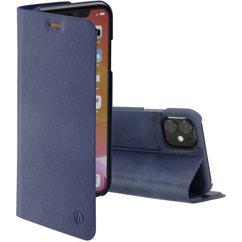 Foto van Hama guard pro booklet apple iphone 12 mini blauw