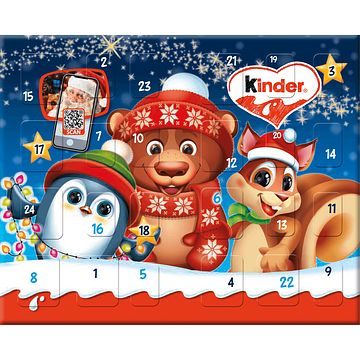 Foto van Kinder adventskalender 24 stuks 113g bij jumbo