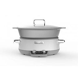 Foto van Crock pot slow cooker sauté duraceramic 6l wit cr027x - crockpot