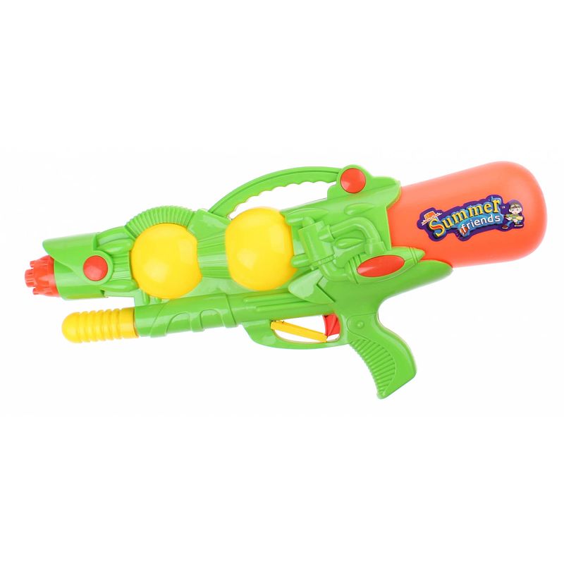 Foto van Kids fun waterpistool summer friends junior 46 cm groen/oranje