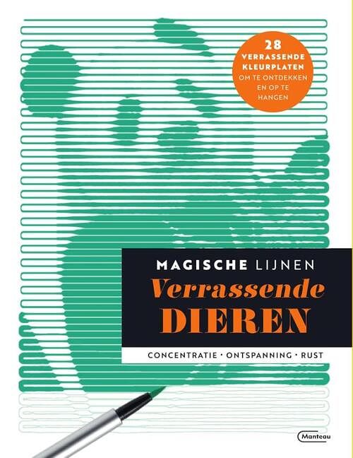 Foto van Magische lijnen verrassende dieren - hardcover (9789022339237)