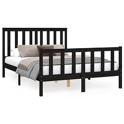 Foto van The living store houten bedframe - bedframes - 205.5 x 126 x 101 cm - massief grenenhout