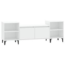 Foto van The living store tv-meubel - tv-meubel - 160 x 35 x 55 cm - wit