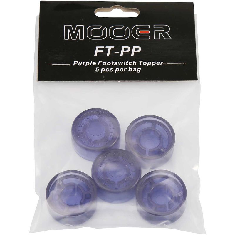 Foto van Mooer candy footswitch topper purple (set van 5)