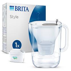 Foto van Brita - waterfilterkan - style cool - inclusief 1 maxtra pro all-in-1 waterfilterpatroon - grijs - 2,4l