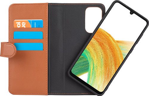 Foto van Bluebuilt samsung galaxy a33 2-in-1 case leer bruin