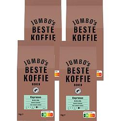 Foto van Jumbo'ss beste koffiebonen espresso 4 x 1 kg