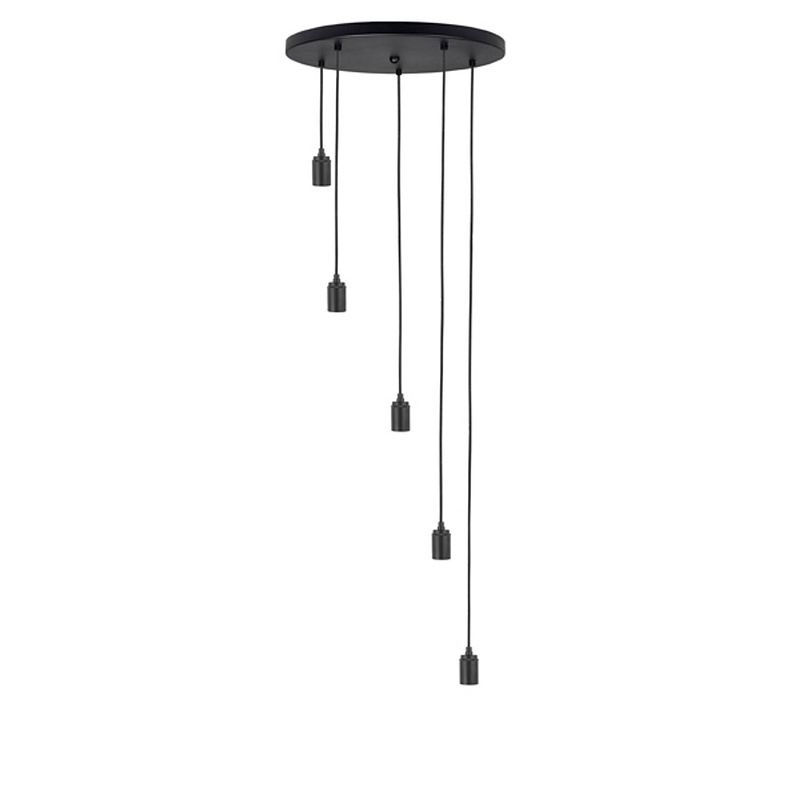 Foto van Infiori -ghlight - hanglamp - hanglamp - e27 - 45 x 45 x 160cm - zwart