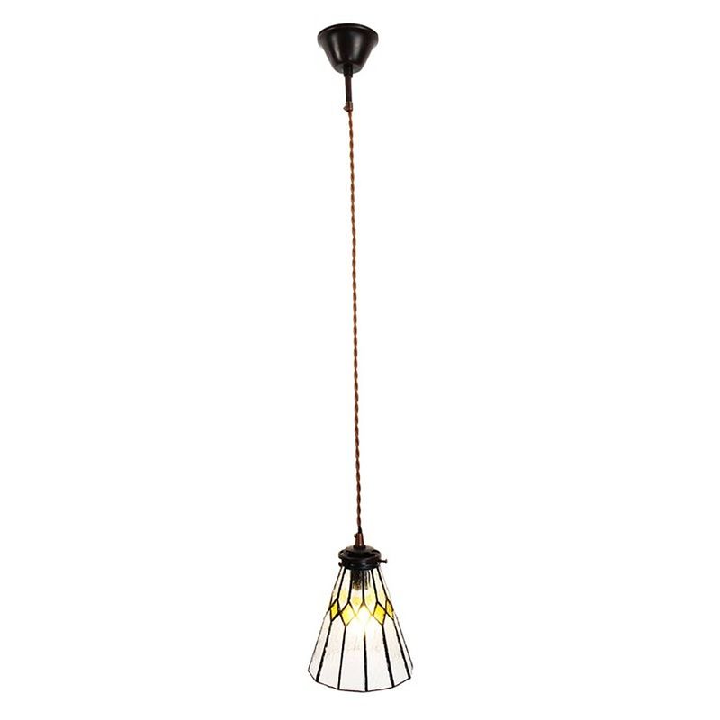 Foto van Clayre & eef transparente hanglamp tiffany ø 15*115 cm e14/max 1*40w 5ll-6194