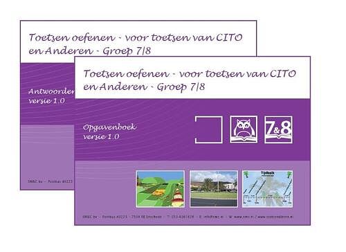 Foto van Toetsen oefenen - voor toetsen van cito en anderen - groep 7|8 - o.h.m. sanders - paperback (9789082495980)