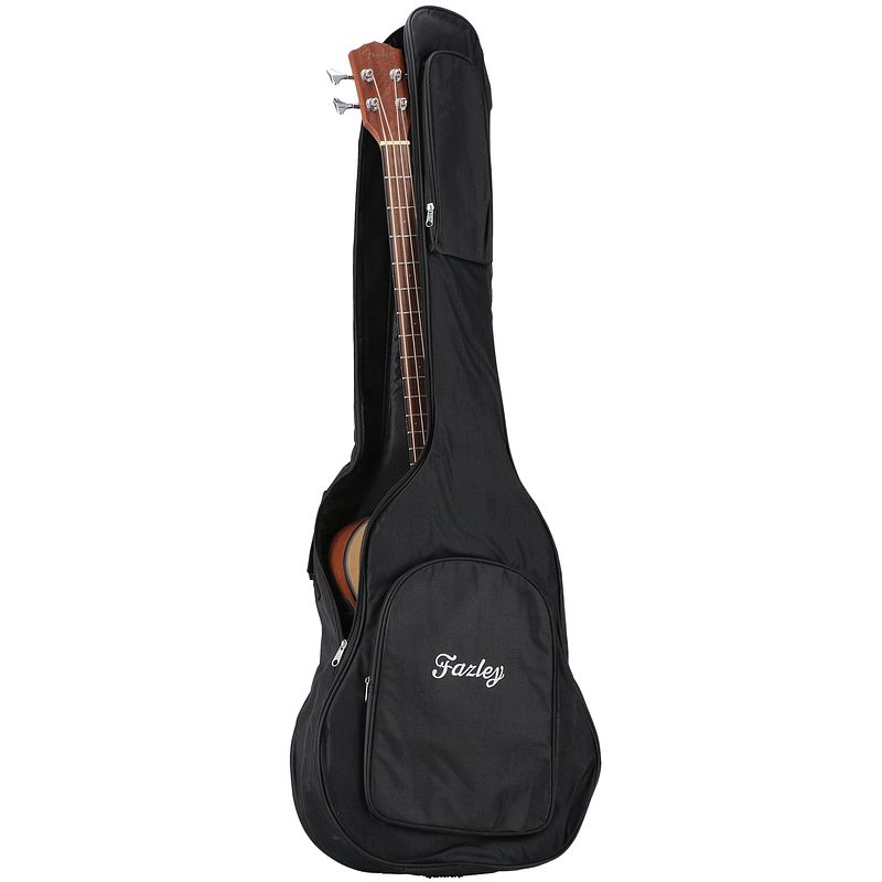 Foto van Fazley carrier d4ab deluxe gigbag voor akoestische basgitaar zwart