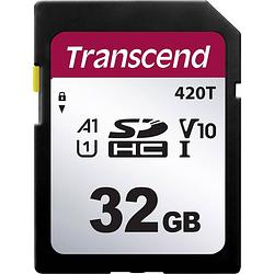 Foto van Transcend ts32gsdc420t sd-kaart 32 gb v30 video speed class