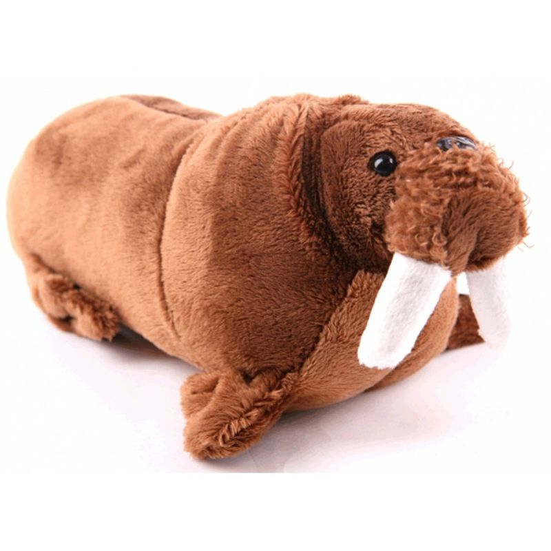 Foto van Pluche walrus knuffel 21 cm - knuffel zeedieren