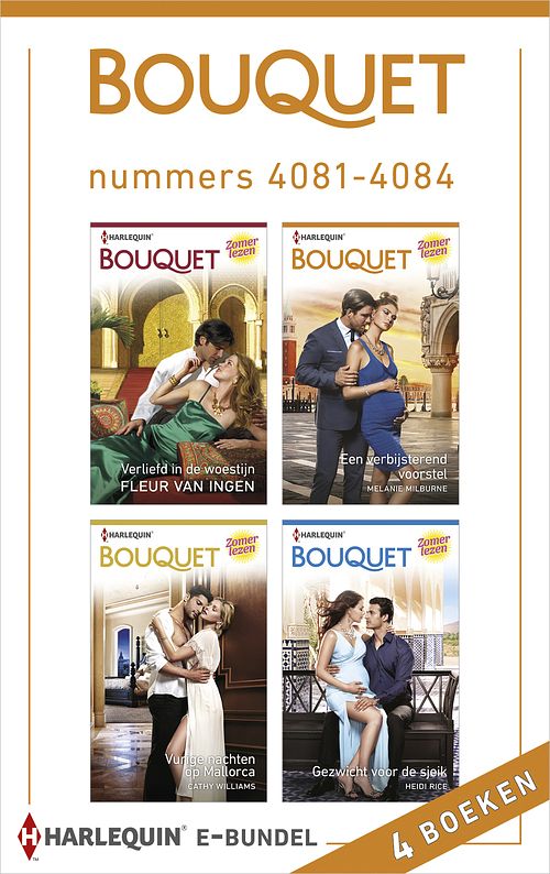 Foto van Bouquet e-bundel nummers 4081 - 4084 - cathy williams - ebook (9789402541762)