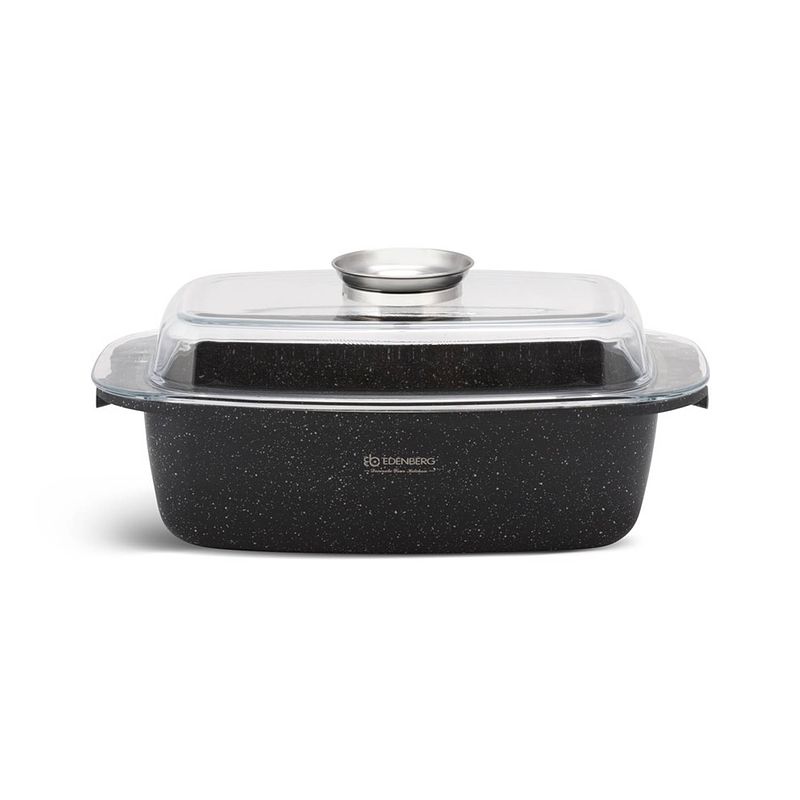 Foto van Edënbërg stonetec line - luxe braadpan set, 2-delig, 40 cm - 5.5 liter