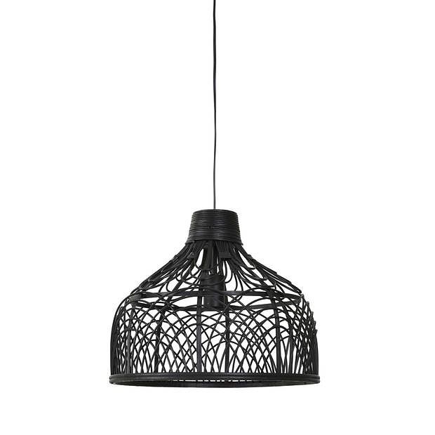 Foto van Light & living - hanglamp pocita - 42x42x35 - zwart